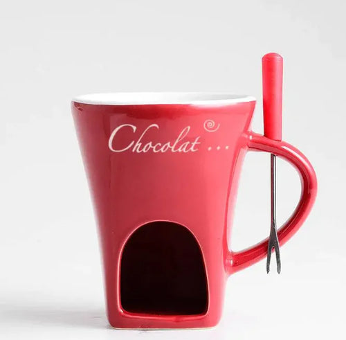 Taza de Fondue de Cerámica